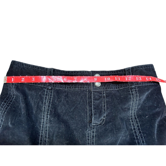 Athleta Black Corduroy Skirt Size 4 - Picture 5 of 8